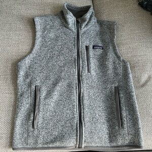 Patagonia Better Sweater vest in size medium and gray.